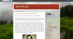 Desktop Screenshot of myideaoftheday.blogspot.com