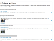 Tablet Screenshot of cathyslifeloveandloss.blogspot.com