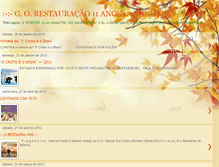 Tablet Screenshot of gorrestauracao.blogspot.com