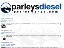 Tablet Screenshot of parleysdieselperformance.blogspot.com