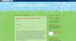 Desktop Screenshot of melhoressitesdinheiro.blogspot.com