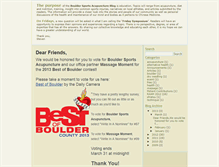 Tablet Screenshot of bouldersportsacupuncture.blogspot.com