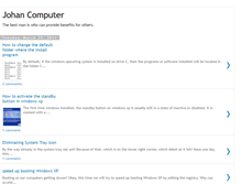 Tablet Screenshot of johancomputers.blogspot.com