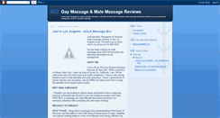 Desktop Screenshot of massagereviews.blogspot.com