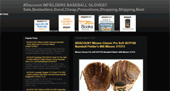 Desktop Screenshot of infieldersbaseballglovescheap.blogspot.com