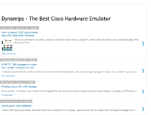 Tablet Screenshot of ciscodynamips.blogspot.com