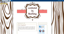 Desktop Screenshot of lessonsinnesting.blogspot.com