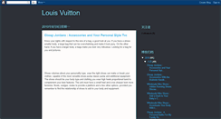 Desktop Screenshot of louisvuitton02.blogspot.com