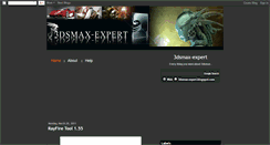 Desktop Screenshot of 3dsmax-expert.blogspot.com