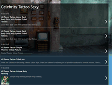 Tablet Screenshot of celebrity-tattoo-sexy.blogspot.com