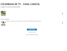 Tablet Screenshot of colombianadetvcaracol.blogspot.com