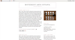 Desktop Screenshot of movementartsottawa.blogspot.com