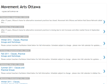 Tablet Screenshot of movementartsottawa.blogspot.com