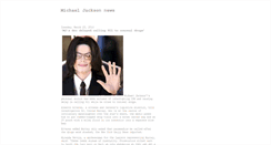 Desktop Screenshot of mike-michaeljacksonnews.blogspot.com