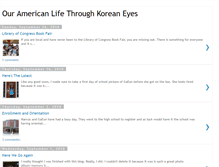 Tablet Screenshot of ouramericanlifethroughkoreaneyes.blogspot.com