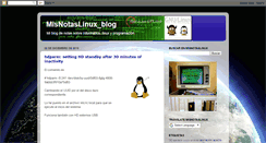 Desktop Screenshot of misnotaslinux.blogspot.com