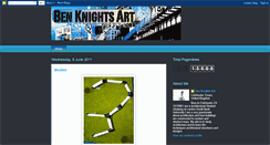 Desktop Screenshot of ben-knights-art.blogspot.com