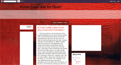 Desktop Screenshot of homecashsitelegit.blogspot.com