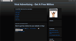 Desktop Screenshot of millionviraladvertising.blogspot.com