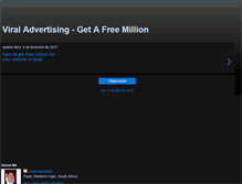 Tablet Screenshot of millionviraladvertising.blogspot.com