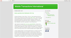 Desktop Screenshot of mobiletransactionsinternational.blogspot.com