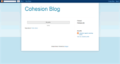 Desktop Screenshot of cohesionlegal.blogspot.com