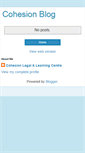 Mobile Screenshot of cohesionlegal.blogspot.com
