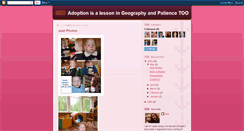 Desktop Screenshot of myadoptiongeography2.blogspot.com