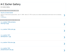 Tablet Screenshot of mceschergallery.blogspot.com