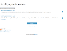 Tablet Screenshot of fertilitycycleinwomen.blogspot.com