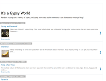 Tablet Screenshot of itsagypsyworld.blogspot.com