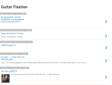 Tablet Screenshot of guitarfixation.blogspot.com