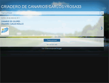 Tablet Screenshot of canariosdecoloressuclasificacion.blogspot.com
