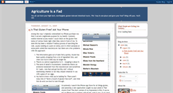 Desktop Screenshot of agricultureisafad.blogspot.com