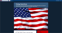 Desktop Screenshot of goingamerican.blogspot.com