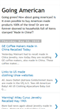 Mobile Screenshot of goingamerican.blogspot.com