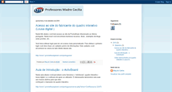 Desktop Screenshot of professoresmadrececilia.blogspot.com