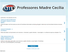 Tablet Screenshot of professoresmadrececilia.blogspot.com