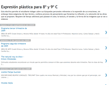 Tablet Screenshot of expresionplasticapara8y9c.blogspot.com