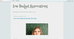 Desktop Screenshot of budgetreno.blogspot.com