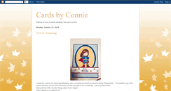 Desktop Screenshot of cardsbyconnie.blogspot.com