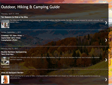 Tablet Screenshot of camping-hiking-guide.blogspot.com