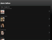 Tablet Screenshot of danetattoo.blogspot.com