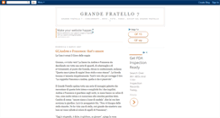 Desktop Screenshot of grandefratello7x.blogspot.com