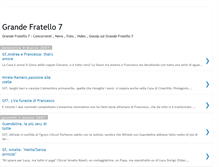 Tablet Screenshot of grandefratello7x.blogspot.com