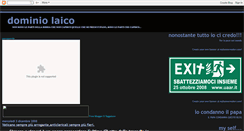 Desktop Screenshot of dominiolaico.blogspot.com