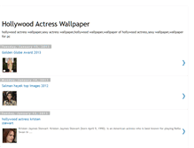 Tablet Screenshot of hollywoodactressphotowallpaper.blogspot.com