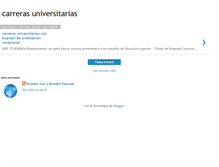 Tablet Screenshot of carrerasuniversitariassaul.blogspot.com