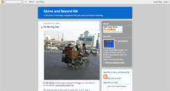 Desktop Screenshot of aboveandbeyondkm.blogspot.com