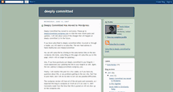 Desktop Screenshot of deeplycommitted.blogspot.com
